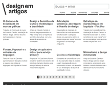 Tablet Screenshot of designemartigos.com.br